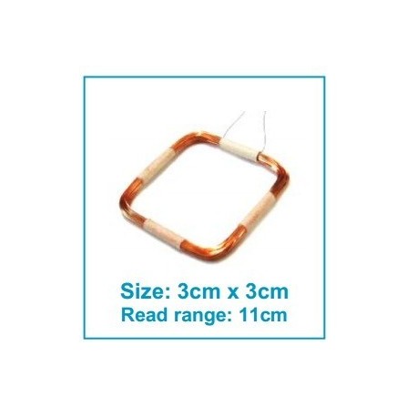 آنتن RFID  خارجی 345uH سایز 3x3cm